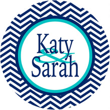 Load image into Gallery viewer, Chevron Personalized Room Sign. Gift for Graduation. Great Dorm Door Sign! Roommate sign too!