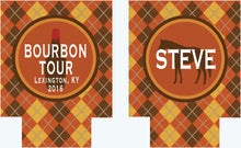 Load image into Gallery viewer, Fall Argyle Personalized Party Huggers