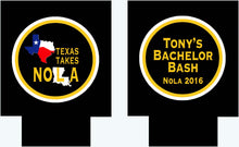 Load image into Gallery viewer, NOLA Bachelor Party Huggers. Wedding Party Huggers! Bachelor Party Gifts. New Orleans Groomsman Favors. Birthday Huggers NOLA Can Hugger