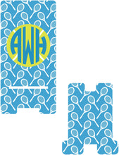 Load image into Gallery viewer, Tennis Cell Phone Stand. Custom Tennis Cell Phone Stand, Tennis gift, Tennis team gifts, iPhone dock for Dorm Rooms, Desks, Vanities!