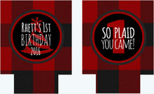Load image into Gallery viewer, Buffalo Plaid Personalized Party Bags
