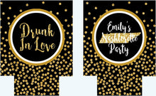 Load image into Gallery viewer, Bach Shit Crazy Gold "Glitter" Huggers. Bachelorette or Birthday Party Favors. Glitter Party Favors. Personalized party favors