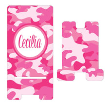 Load image into Gallery viewer, Camo Pink Cell Phone Stand