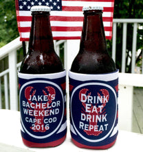 Load image into Gallery viewer, Nautical Party Huggers. Guy's Nautical Birthday Party Hugger! Nautical Bachelor Party too! Cape Cod, Nantucket, Martha's Vineyard, Boston!