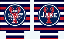 Load image into Gallery viewer, Nautical Party Huggers. Guy's Nautical Birthday Party Hugger! Nautical Bachelor Party too! Cape Cod, Nantucket, Martha's Vineyard, Boston!