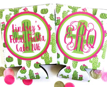 Load image into Gallery viewer, Cactus Party Huggers. Girls weekend Cactus Favors. Scottsdale Birthday Party Favors. Cactus Scottsdale or Cabo Bachelorette Favors.