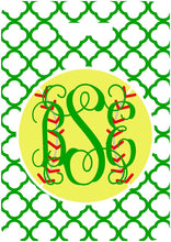 Load image into Gallery viewer, Softball Bag Tag. Monogrammed Softball bag tag! Softball gift. Great team or Coaches gift.