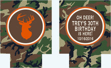 Load image into Gallery viewer, Camo Party Huggers. Guy's Birthday Huggers! Bachelor Party Camo Favors too! Camouflage Party favors. Camo party favors! Camo birthday!