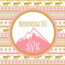 Load image into Gallery viewer, Pink and Gold Nordic Hangover Bags