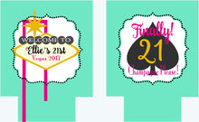 Load image into Gallery viewer, Vegas Party Huggers. Vegas Girl's weekend Huggers. Vegas Wedding Favors. Vegas Bachelorette or Birthday Party Favors.