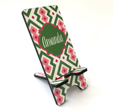 Load image into Gallery viewer, Pink and Green Phone Stand