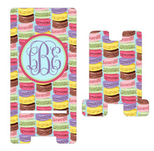 Load image into Gallery viewer, Macaron Cell Phone Stand. Cell Phone Stand, Pastry Chef gift! Teacher Gift, mother sister gift!! Gift for the Macaron Lover! French Pastry!
