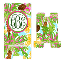 Load image into Gallery viewer, Palm Tree Cell Phone Stand. Cell Phone Stand, Beachy Cell phone dock. Preppy Charging Station.