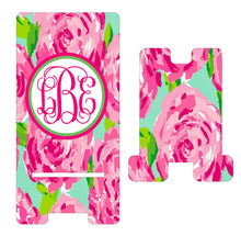 Load image into Gallery viewer, Roses Cell Phone Stand. Custom Cell Phone Stand, Fits most Cell phones, Gift for Mom! Great Personalized Teacher Gift!
