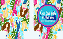 Load image into Gallery viewer, Colorful Mermaid Party Huggers. Mermaid Bachelorette or Birthday Party Favors. Custom Mermaid Vacation or Bachelorette Party Favors.