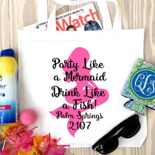 Load image into Gallery viewer, Mermaid Personalized Tote Bag