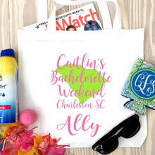 Load image into Gallery viewer, Charleston Personalized Tote Bag