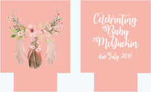 Load image into Gallery viewer, Dream Catcher Tribal Huggers. Bachelorette Bride Tribe Huggers. Boho Girls weekend Favors. Personalized Tribal Huggers!