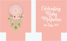 Load image into Gallery viewer, Dream Catcher Tribal Huggers. Bachelorette Bride Tribe Huggers. Boho Girls weekend Favors. Personalized Tribal Huggers!