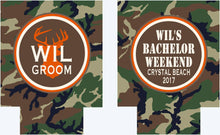 Load image into Gallery viewer, Camo Party Huggers. Guy's Birthday Huggers! Bachelor Party Camo Favors too! Camouflage Party favors. Camo party favors! Camo birthday!