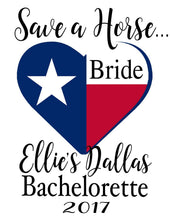Load image into Gallery viewer, Texas Party Personalized Tote Bag