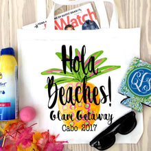 Load image into Gallery viewer, Pineapple Personalized Tote Bag