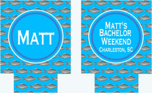 Load image into Gallery viewer, Bachelor Party Fish Huggers. Guy's Birthday Fish Huggers! Bachelor Party Gifts. Guys Fishing Trip Huggers. Fishing Birthday Favors.