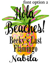 Load image into Gallery viewer, Pineapple Personalized Tote Bag