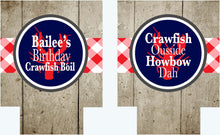 Load image into Gallery viewer, Crawfish Boil Party Huggers. Cajun Crayfish Boil Favors.Engagement Party or Wedding Shower Crawfish Boil Party Favors.Crawfish Party Favors!