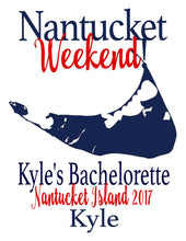 Load image into Gallery viewer, Martha's Vineyard and Nantucket Tote bag. MV or Nantucket Bachelorette or Girls Weekend Tote Bag. Martha's Vineyard Wedding Welcome Bag.