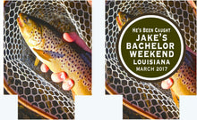 Load image into Gallery viewer, Fishing Party Drink Huggers. Fishing Party Drink Huggers! Fly Fishing Birthday Party Favors. Fishing Bachelor Party Favors!