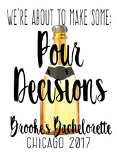 Load image into Gallery viewer, Pop the Bubbly! Personalized Tote Bag