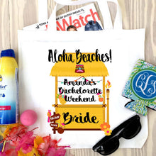 Load image into Gallery viewer, Tiki Bar Personalized Tote Bag