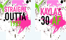 Load image into Gallery viewer, Dirty Party Huggers. Dirty Birthday or Bachelorette Huggers. Dirty Birthday Favors. Eighties Theme Party Favors! 90s Birthday Party !