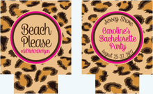 Load image into Gallery viewer, Lingerie Party Leopard Huggers. Animal Print Huggers. Leopard Bachelorette Party Favors. Personalized Party Huggers!