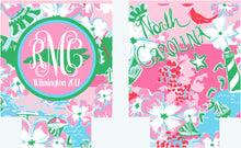 Load image into Gallery viewer, North Carolina Huggers.Bachelorette or Birthday Party Coolies. Monogrammed Carolina Party Can Coolies! North Carolina Bachelorette.