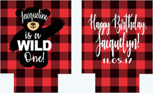 Load image into Gallery viewer, Buffalo Plaid Personalized Party Huggers
