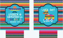 Load image into Gallery viewer, Fiesta Party Huggers. Fiesta Vacation Coolies. Mexican Pinata Party Favors. Fiesta Birthday Party Favors! Down to Fiesta!
