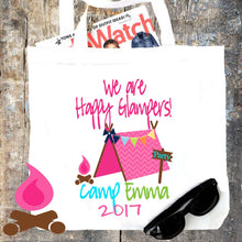 Load image into Gallery viewer, Camper Party Personalized Tote Bag