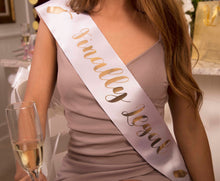 Load image into Gallery viewer, Finally Legal 4" Satin Sash