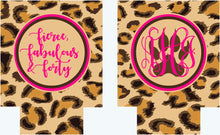 Load image into Gallery viewer, Lingerie Party Leopard Huggers. Animal Print Huggers. Leopard Bachelorette Party Favors. Personalized Party Huggers!