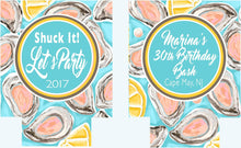 Load image into Gallery viewer, Oyster Roast Party Huggers. Bachelorette or Birthday Oyster Party Favors. Engagement or Wedding Oyster Roast Party Favors.