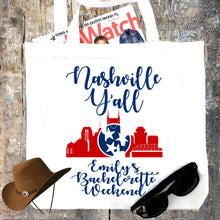 Load image into Gallery viewer, Nashville Personalized Tote Bag