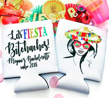 Load image into Gallery viewer, Fiesta Party Huggers. Fiesta Vacation Coolies. Fiesta Party Favors. Fiesta Birthday Party Favors! Bachelorette Down to Fiesta!