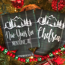 Load image into Gallery viewer, Plaid Party Huggers. Flannel Fling Bachelorette Party Favors too! Ski Vacation Party Huggers.Birthday Lumberjack Party! Plaid Birthday favor