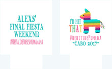 Load image into Gallery viewer, Fiesta piñata Party Huggers. Cabo, Cancun Bachelorette. Mexican Vacation Favors. Fiesta Birthday Party Favors! Bachelorette Final fiesta!