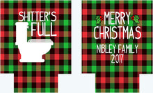 Load image into Gallery viewer, Shitter's Full! Christmas Party Huggers. Personalized Christmas Party Favors. Christmas Party Huggers! Birthday and Bachelorette too!