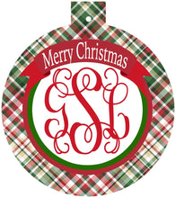 Load image into Gallery viewer, Chicago Ornament. Monogrammed Chicago Christmas Gift! Great Chicago Stocking Stuffer! Personalized Chicago Ornament!