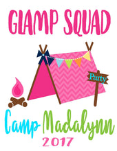 Load image into Gallery viewer, Camper Party Personalized Tote Bag