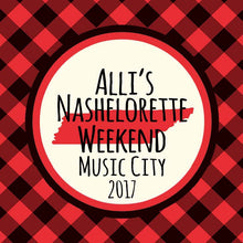 Load image into Gallery viewer, Nashville Party bags. Bachelorette Oh Shit Kits! Bachelorette or Birthday Hangover Bag. Nash Bash EMPTY Hangover Bag. Nashlorette Swag Bag.